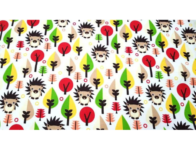 Cotton - canvas Hedgehogs pigiau