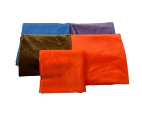 Set of Velvet and Velour Scraps No. 163