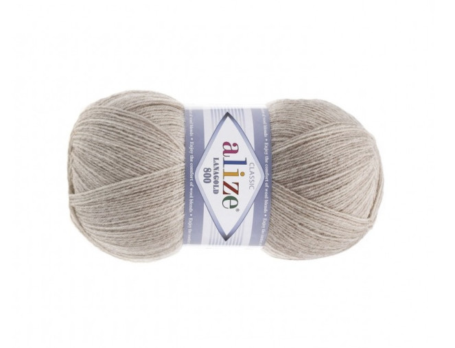 Alize lanagold 800 - 152 Smėlio melanžas