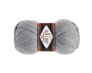 Alize lanagold fine 21 Pilka