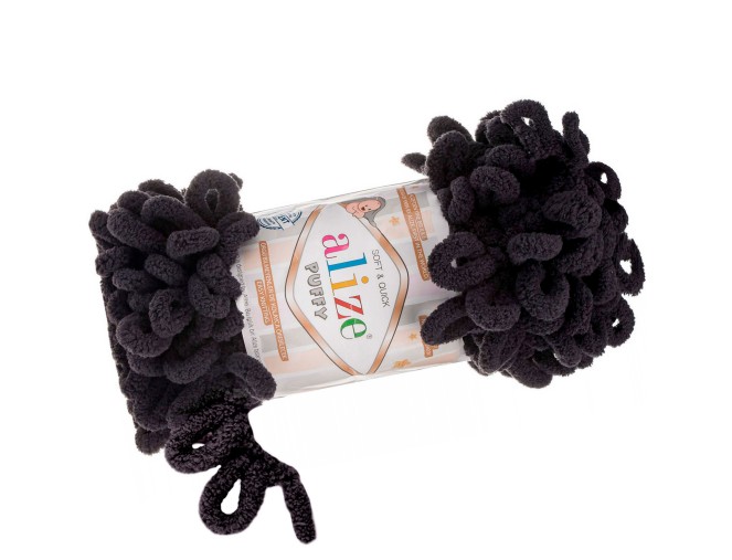 Alize Puffy 100 g | 9 m Black