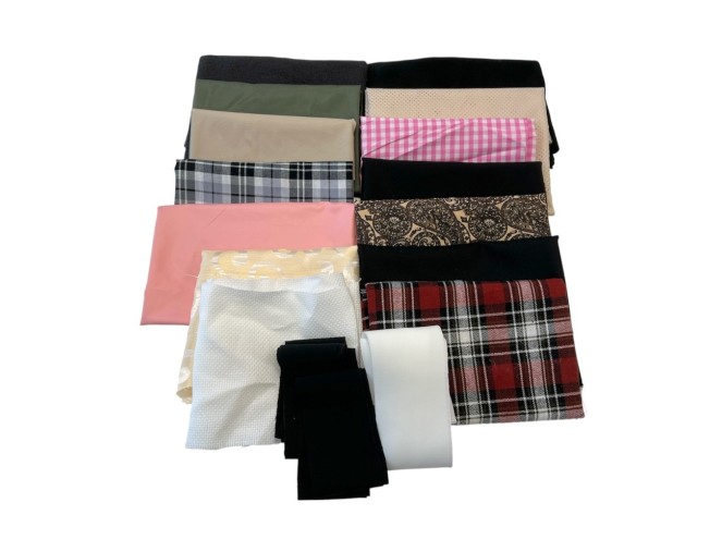 Set of fabric MIX remnants No. 83
