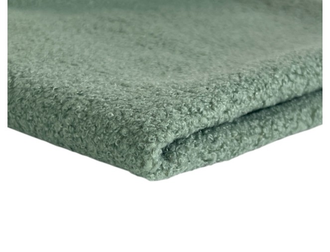 Teddy Upholstery Fabric, Faded Green