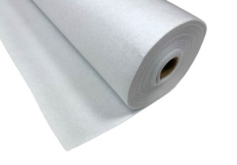 1.5 mm remnant of white felt (felted fabric), No. 131