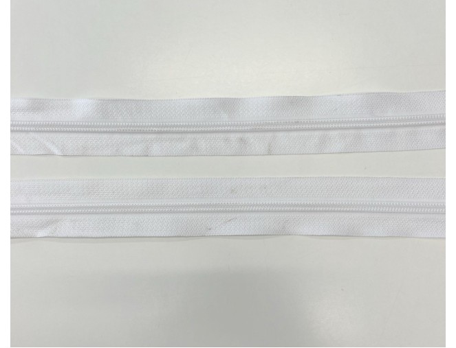 Remaining quantity of white adjustable zipper No. 5: No. 1 pigiau