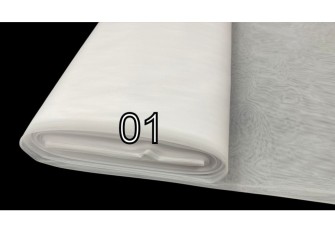 Remnant of white soft tulle, No. 140