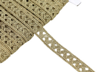 Decorative ribbon 12mm Gold