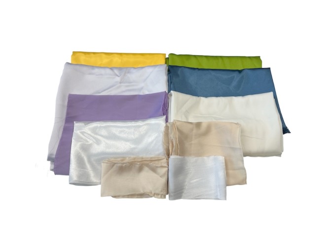 Set No. 47 of Armani Artificial Silk and Satin Remnants
