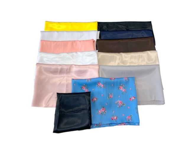Set No. 50 of Armani Artificial Silk and Satin Remnants