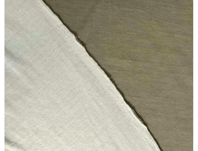 Dvipusis merino vilnos trikotažas Pilkšva chaki internetu