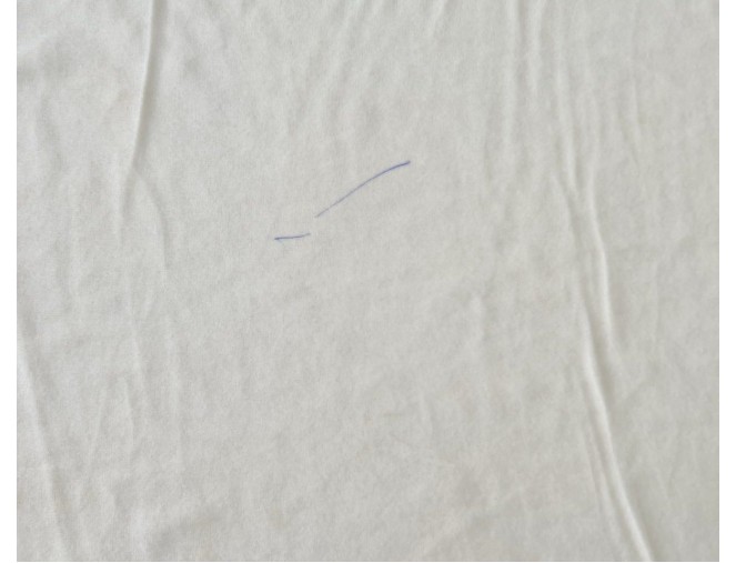 Off-white velvet remnant No. 142 internetu