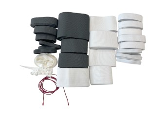 Set of elastic rubber scraps No. 7