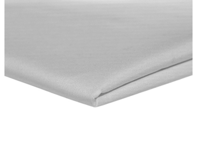 Stretch cotton fabric, plain white