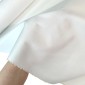 Stretch cotton fabric, plain white pigiau