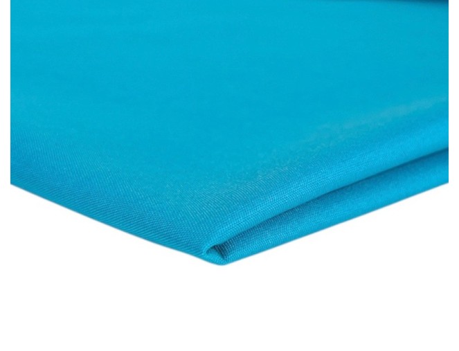 Elasticated cotton fabric Wicker Turquoise