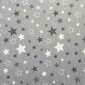 Flannel with Stars in Gray pigiau