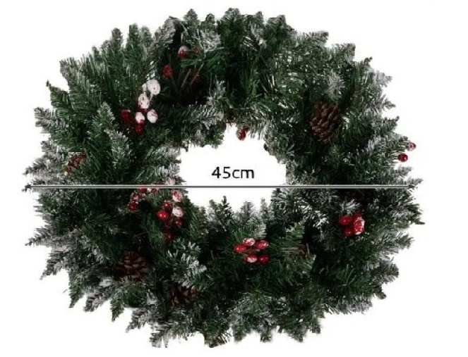 Kalėdinis vainikas 45 cm pigiau