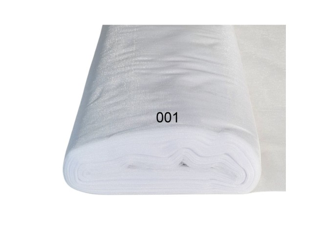 Stiff tulle, white | 3 m wide, SECOND-GRADE
