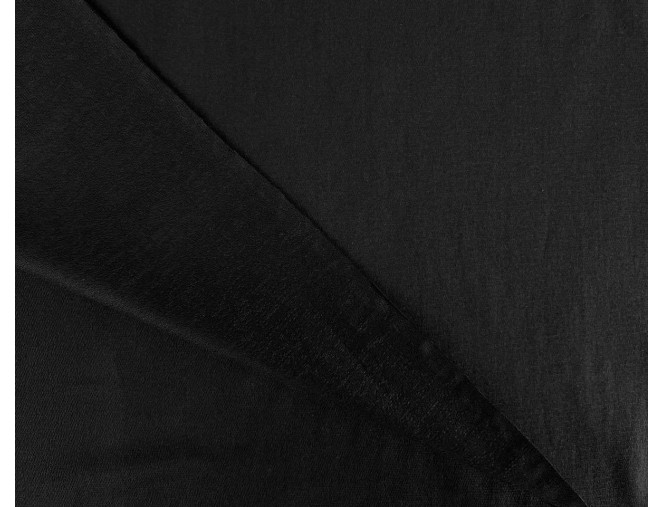 Loop-knit fabric, black, 250 g/sq. m. pigiau