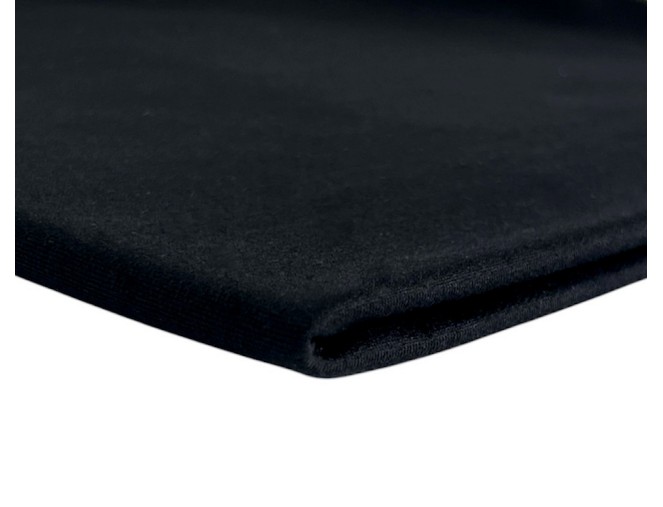 Loop-knit fabric, black, 250 g/sq. m.