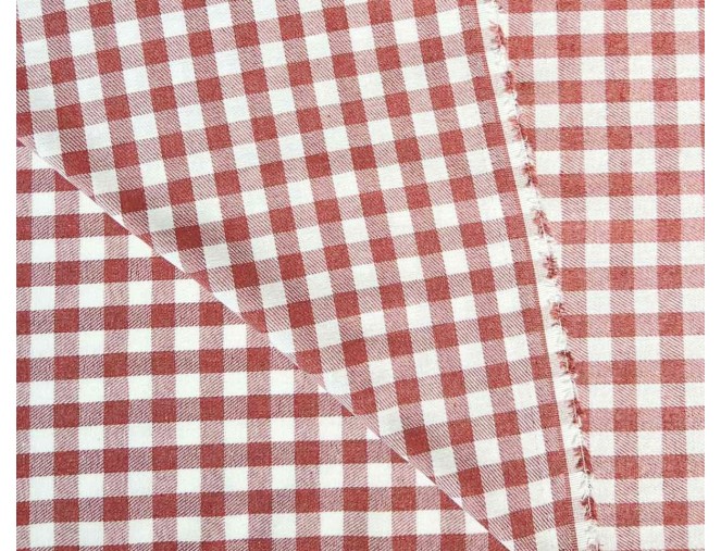 Checkered Flannel Shirt, Red pigiau