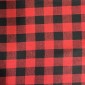 Checkered flannel, red and black pristatymas per 1-4 d.d.