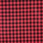 Checkered flannel, red and black internetu