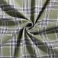 Checkered flannel, moss green
