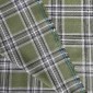 Checkered flannel, moss green pigiau