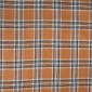 Checkered flannel in caramel brown internetu