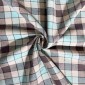 Checkered flannel, sand/mint