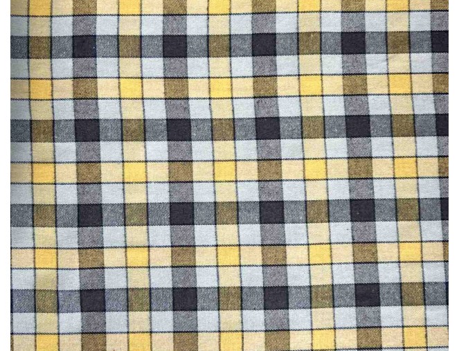 Checkered flannel, yellow/beige internetu