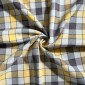 Checkered flannel, yellow/beige