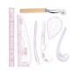 Set of drafting rulers