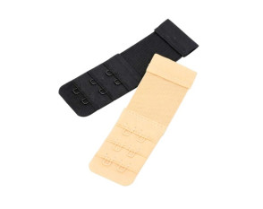 Liemenėlės prailginimas 2 kabliukų su guma | 3 spalvos