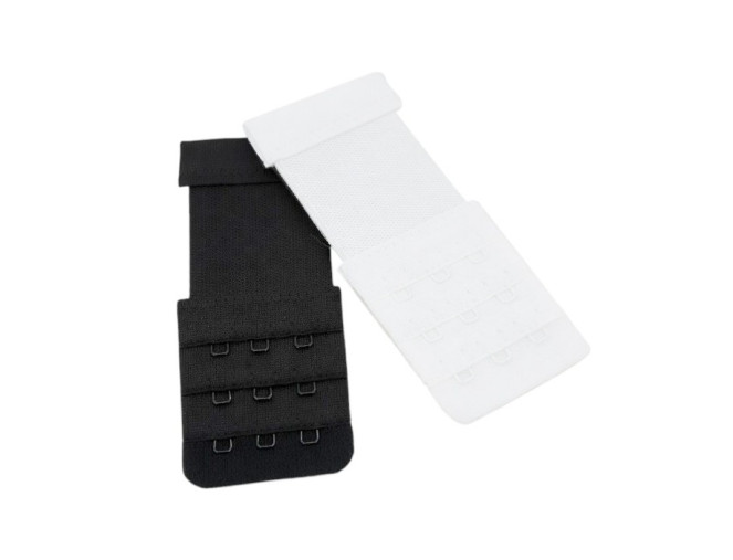 Liemenėlės prailginimas 3 kabliukų su guma | 3 spalvos