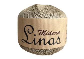 Linen Yarn, 100 g, Natural Gray, 300 | 320 m