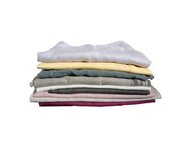 Flax scraps 0.914 kg. No. 86