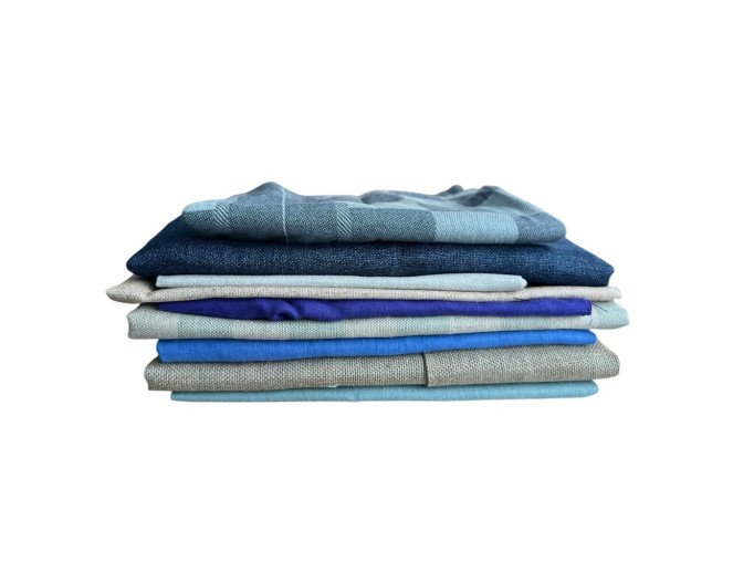 Flax scraps 0.952 kg. No. 74