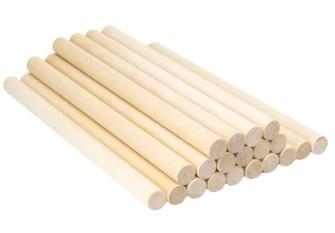 Mediniai pagaliukai 50cm