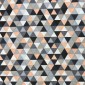 Cotton - canvas Peach triangles pigiau