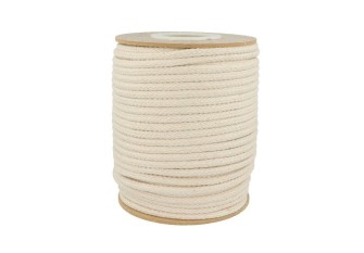 Medvilninė virvė 6mm 50m Smėlio