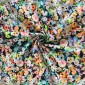 Cotton fabric with spandex, "Patterned Flowers"