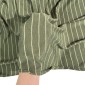 Merino wool knitwear, striped khaki pigiau
