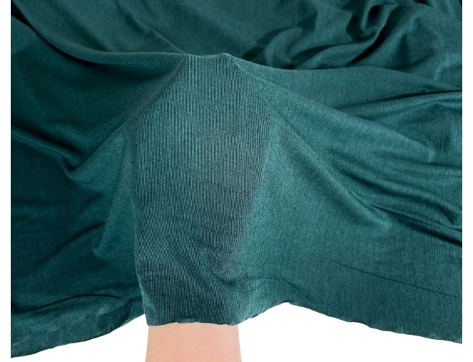 Merino wool knitwear, dark green pigiau