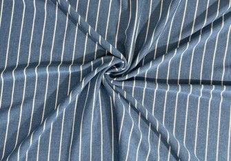 Merino wool knitwear, blue striped Merino wool knitwear, blue striped
