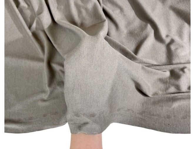 Merino wool knitwear, gray and beige pigiau