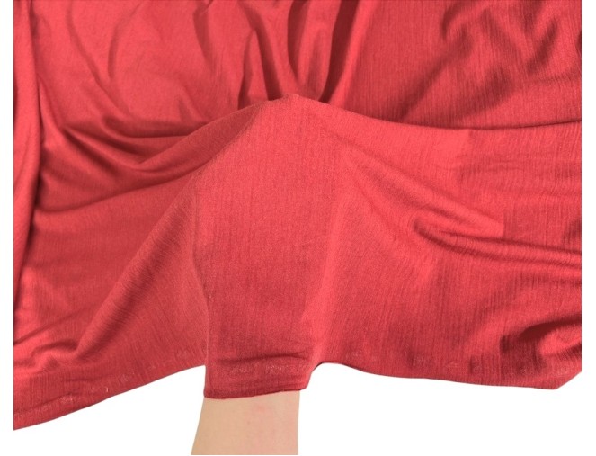 Merino Wool Knitwear - Red pigiau