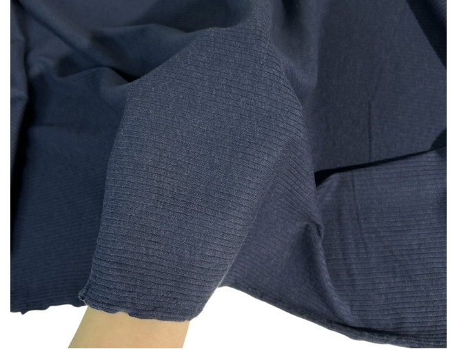 Camel Wool Knitwear RIB Dark Blue pigiau