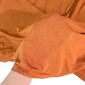 Merino wool knitwear in caramel brown internetu